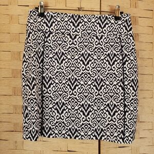 Margaret M Pencil Skirt Size MP Short Stretch Geometric Skirt